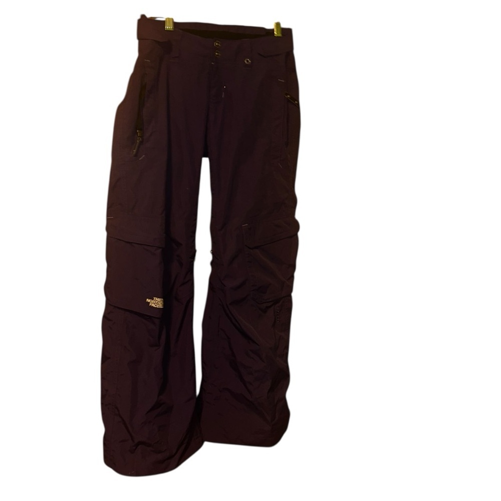 Women North Face Purple Cryptic Hyvent Ski Snowboard Snow Pants Insulated Medium